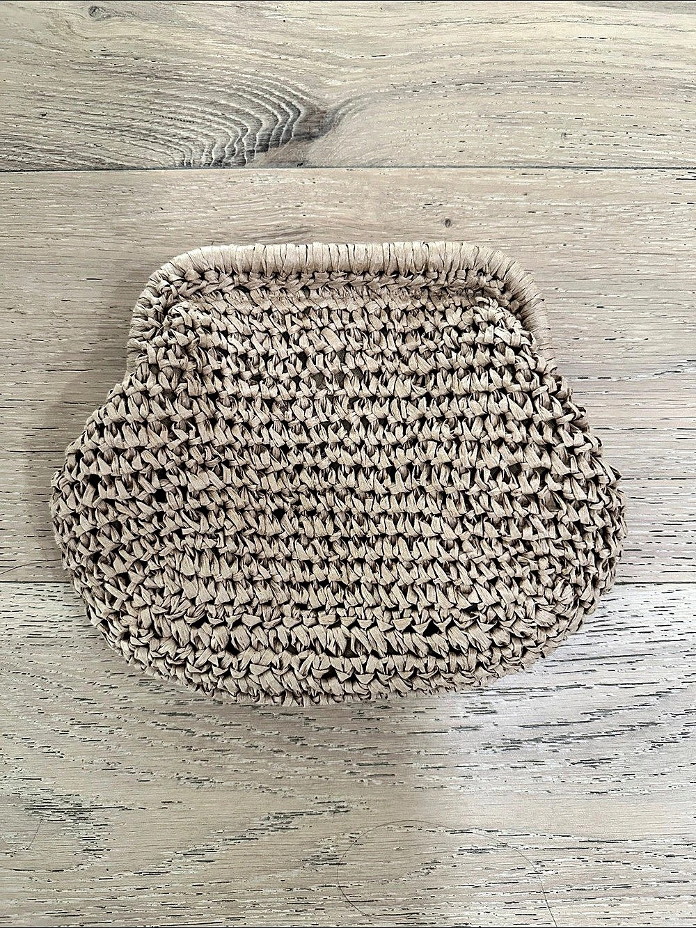 ASOS Woven Clutch in Brown Like New